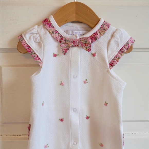 Little Me Other - Liberty of London fabric, Little me baby romper